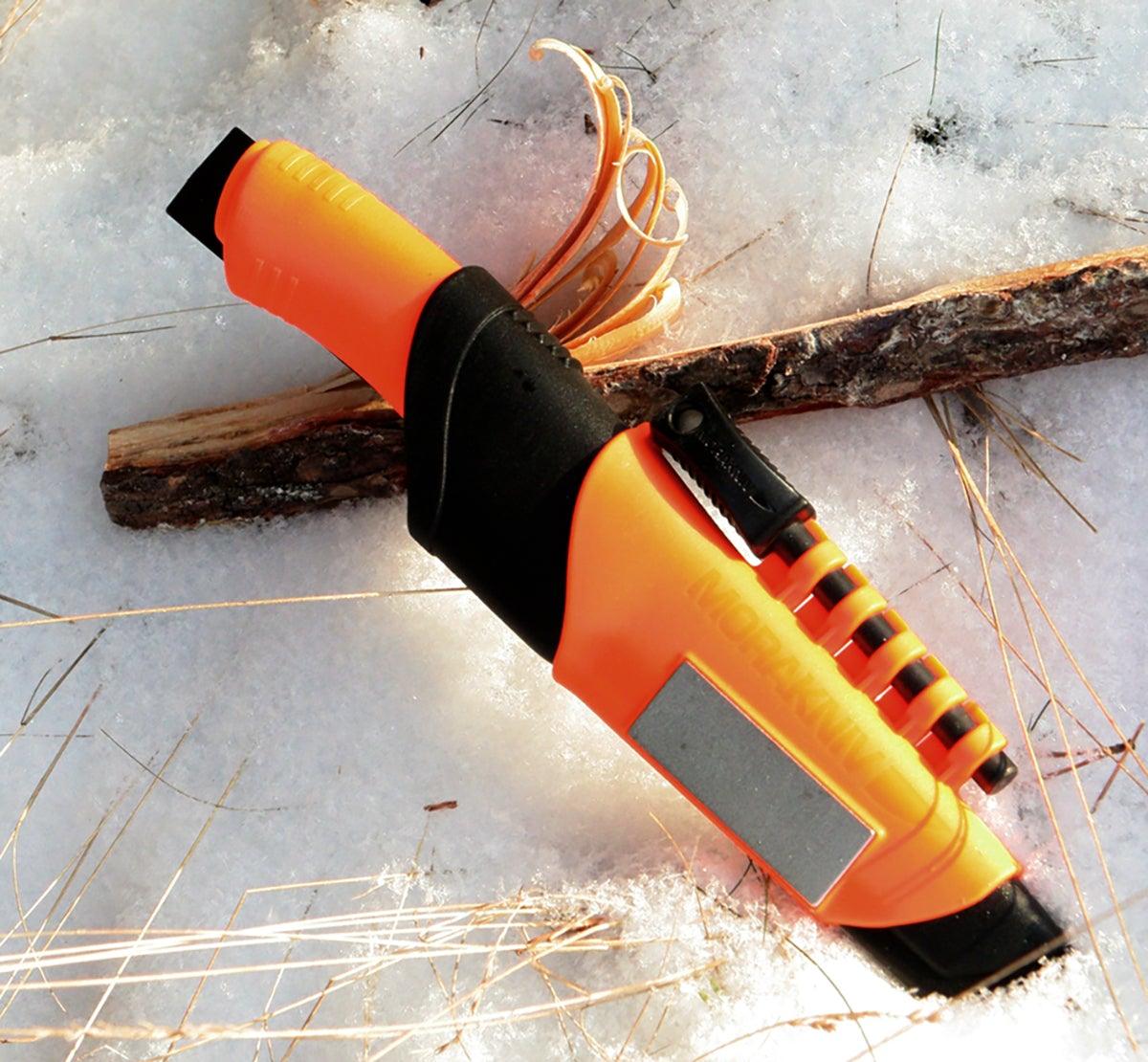 Morakniv® Bushcraft Survival Stainless Knife with Plastic Sheath - Trusted Gear Company LLC