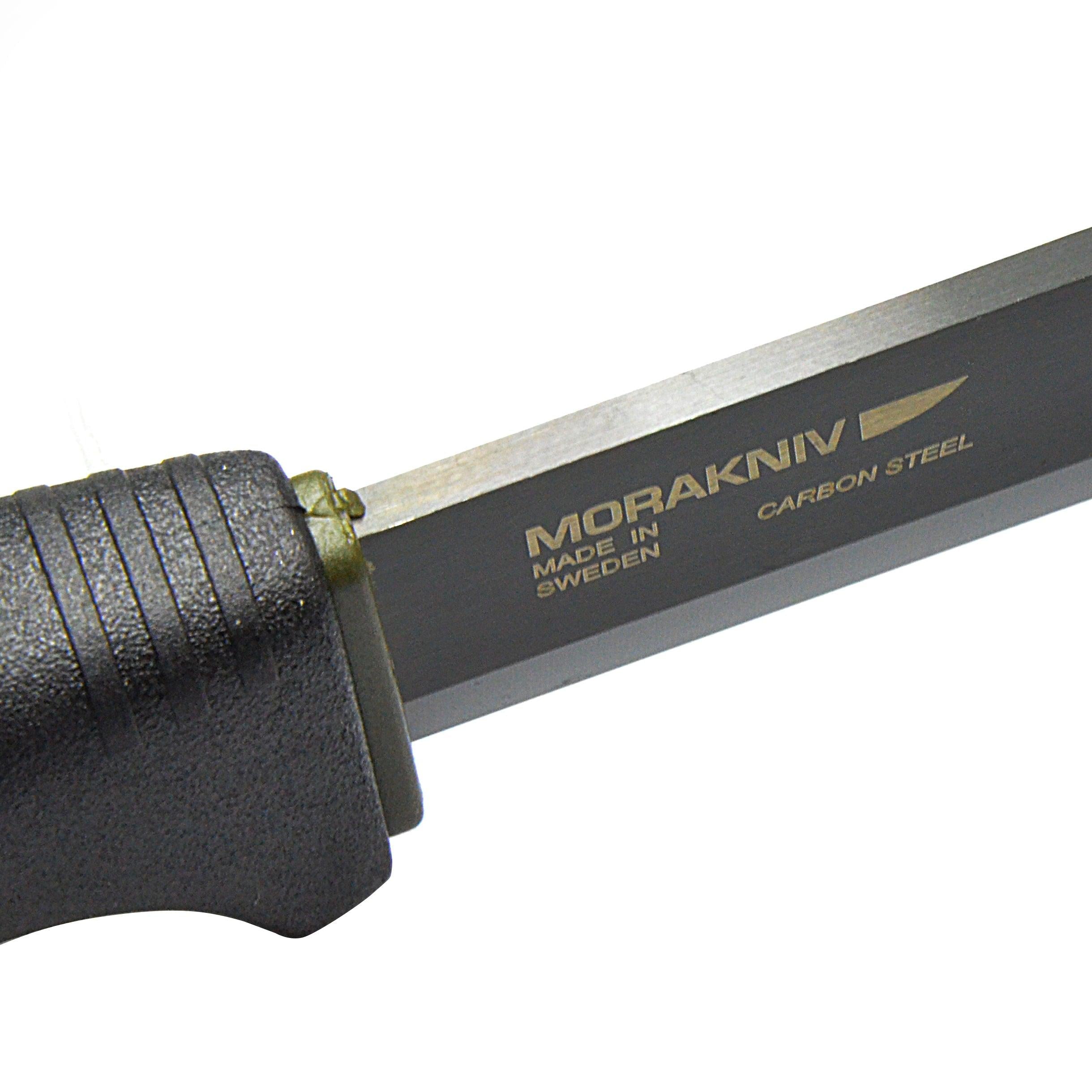 Morakniv® Bushcraft Carbon Knife with Plastic Sheath - Trusted Gear Company LLC