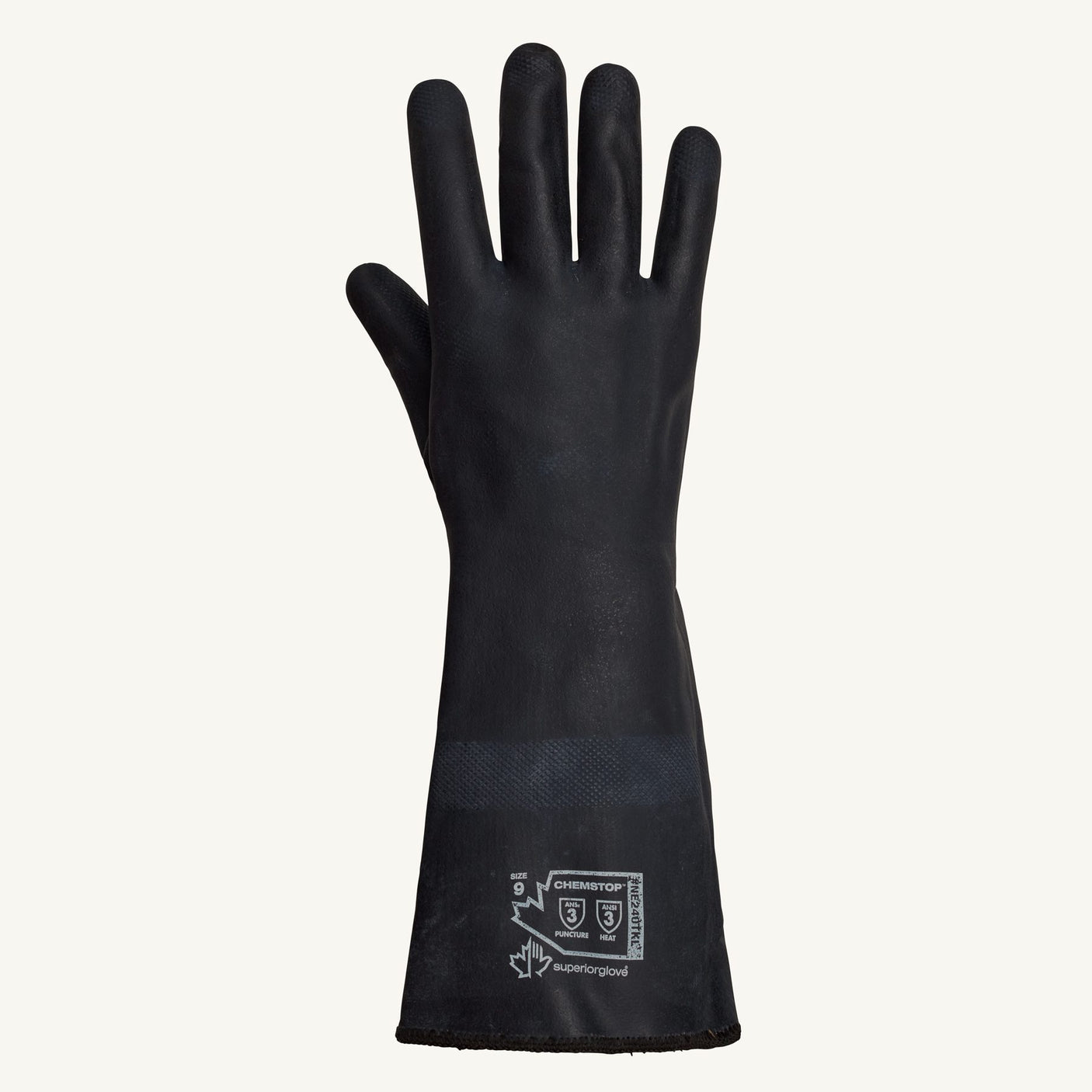 Superior Glove Chemstop™ NE240TKL Heavy Duty Lined Neoprene Glove