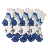 Grip6 Overland Blue Wool Crew Sock - 8 pack - Trusted Gear Company LLC