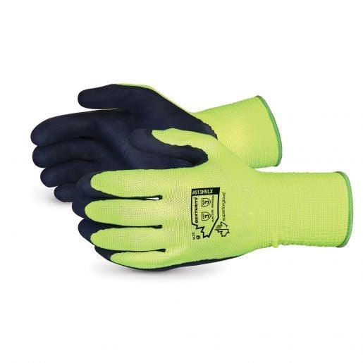 Dexterity® 13-gauge Hi-Vis Polyester with Microfinish-grip Foam-Latex Palm Coat - Trusted Gear Company LLC