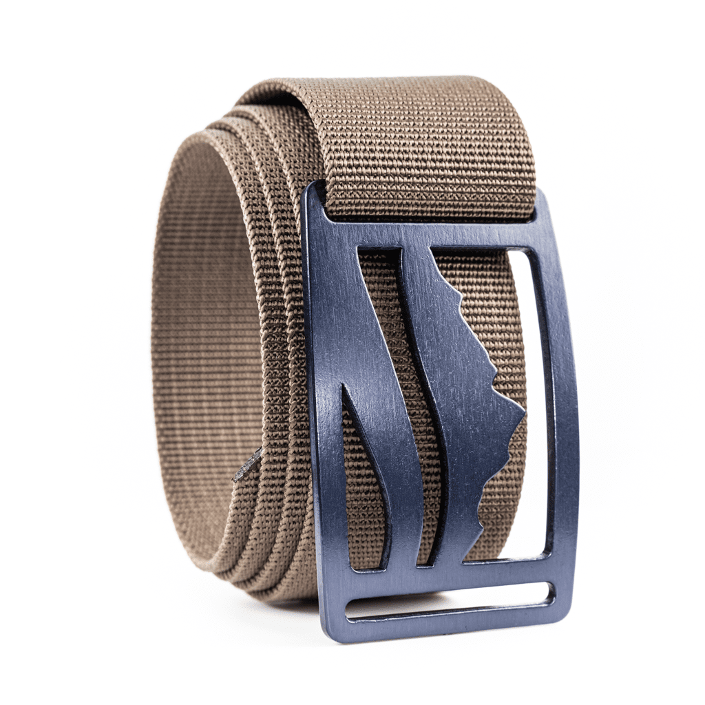 Grip6 Wasatch Blue Steel Belt - 1.5" Wide - Trusted Gear Company LLC