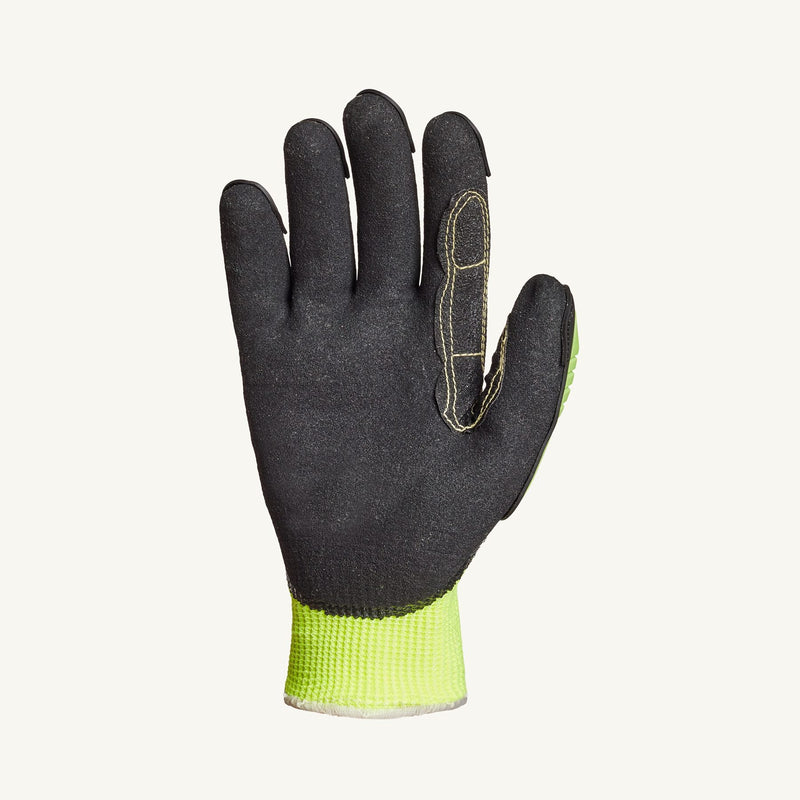 Superior TenActiv™ Cut-Resistant Impact-Resistant Visibility Glove with Micropore Nitrile Grip - Trusted Gear Company LLC