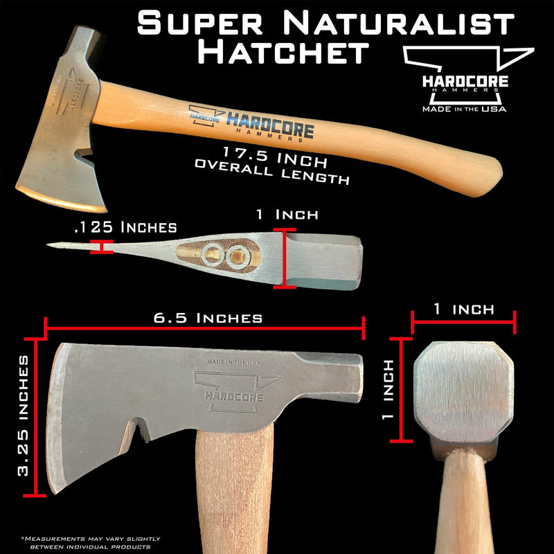 Hardcore Super Naturalist Hatchet - Envy Green - Trusted Gear Company LLC