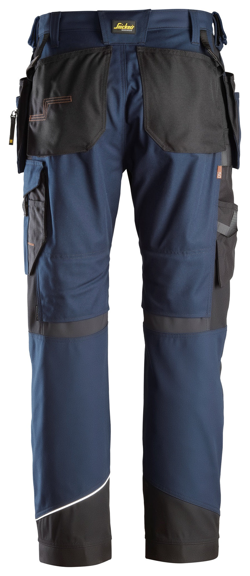 Snickers Workwear U6214 RuffWork Canvas Work Pants + Holster Pockets - Navy/Black