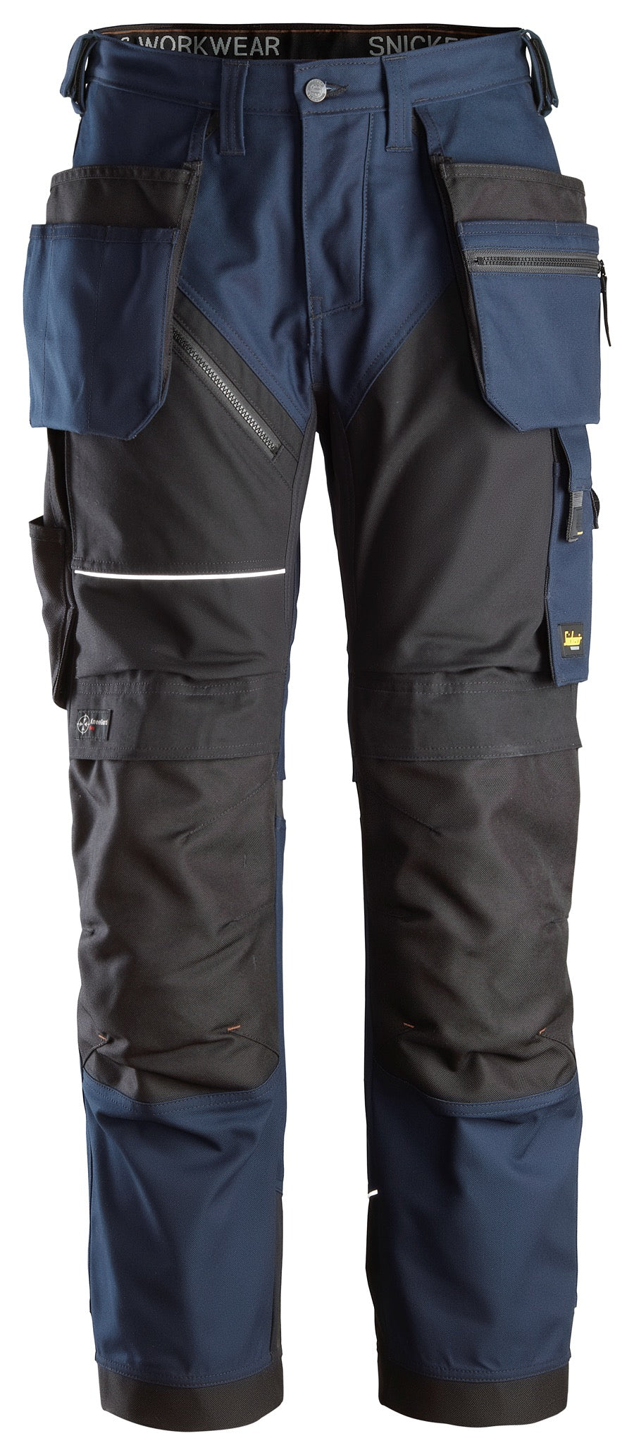 Snickers Workwear U6214 RuffWork Canvas Work Pants + Holster Pockets - Navy/Black