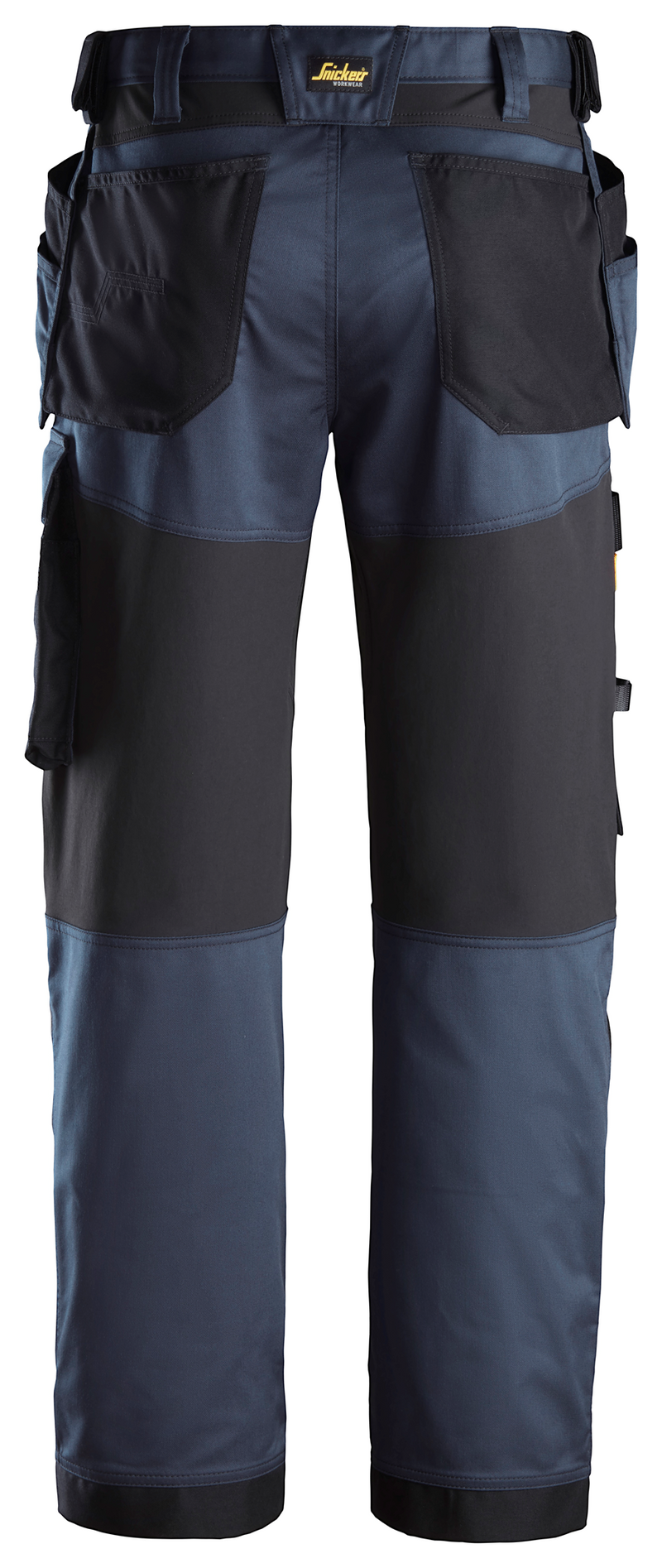 Snickers Workwear U6251 AllroundWork Stretch Loose Fit Work Pants + Holster Pockets - Navy/Black