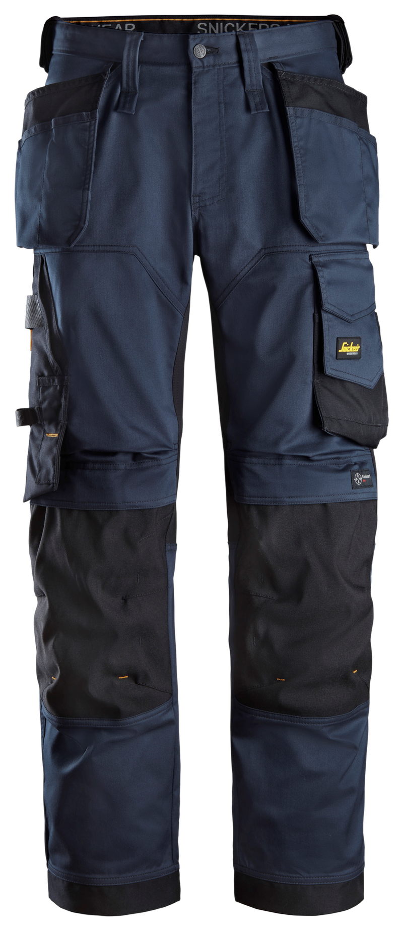 Snickers Workwear U6251 AllroundWork Stretch Loose Fit Work Pants + Holster Pockets - Navy/Black