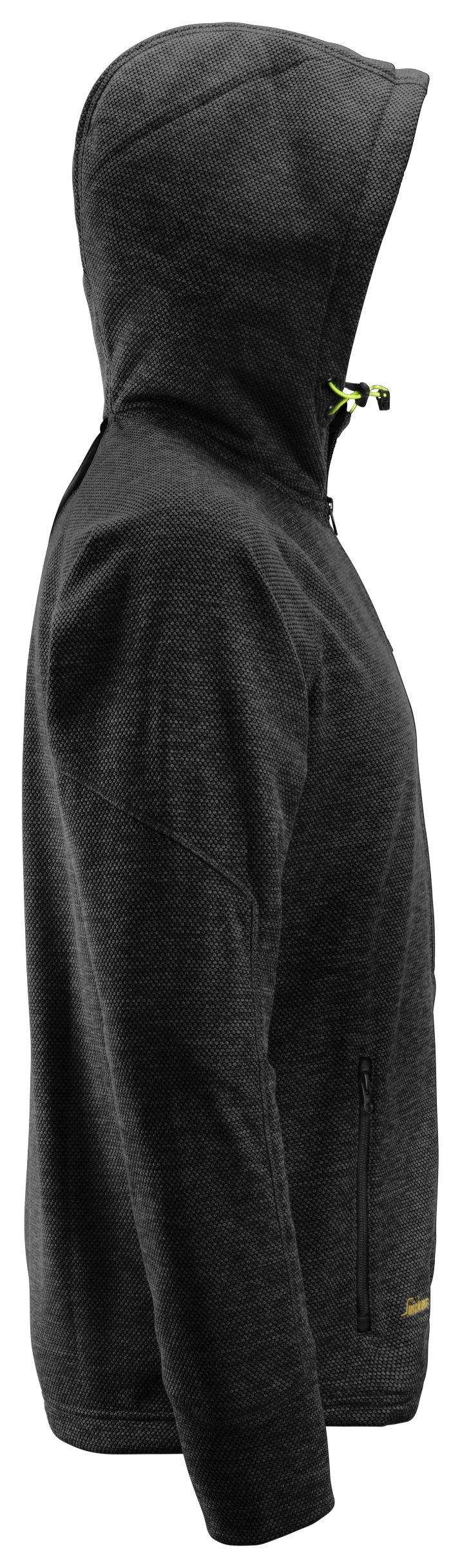 Snickers Workwear U8041 FlexiWork Fleece Hoodie - Black/Black
