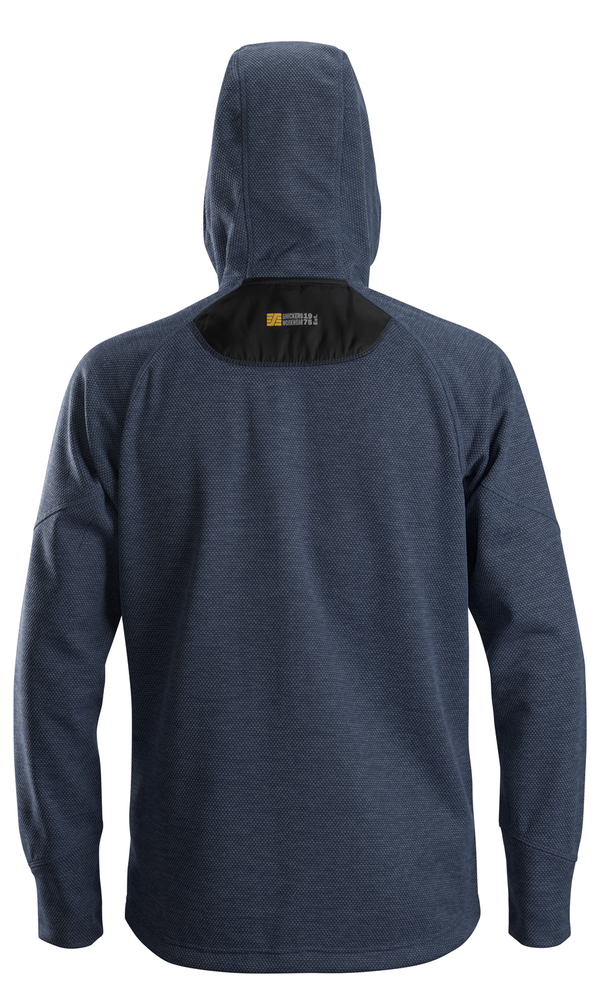 Snickers Workwear U8041 FlexiWork Fleece Hoodie - Navy/Black