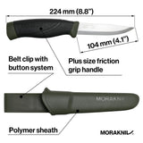Morakniv® Companion Heavy Duty Knife with Plastic Sheath - Trusted Gear Company LLC