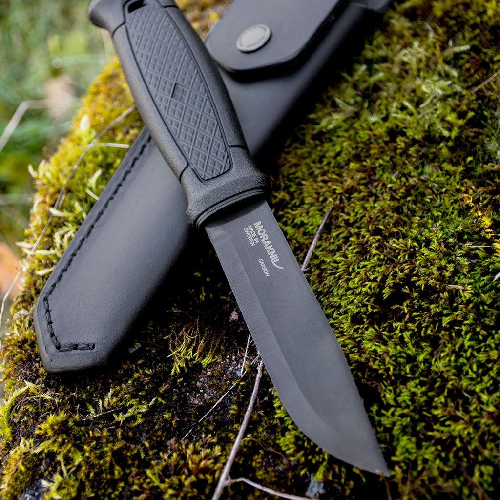 Morakniv Garberg Carbon Knife with Leather Sheath - Trusted Gear Company LLC