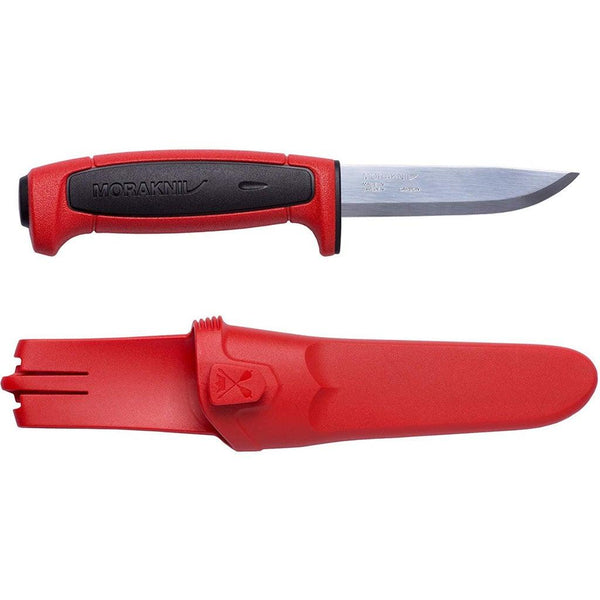 Morakniv Basic 511 Carbon Steel Knife - Red/Black - Trusted Gear Company LLC