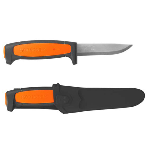 Morakniv Basic 546 Stainless Steel Knife - Black/Orange - Trusted Gear Company LLC