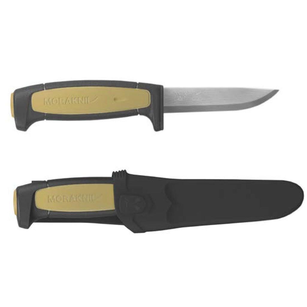Morakniv Basic 511 Carbon Steel Knife - Black/Desert - Trusted Gear Company LLC