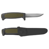 Morakniv Basic 511 Carbon Steel Knife - Black/Military Green - Trusted Gear Company LLC