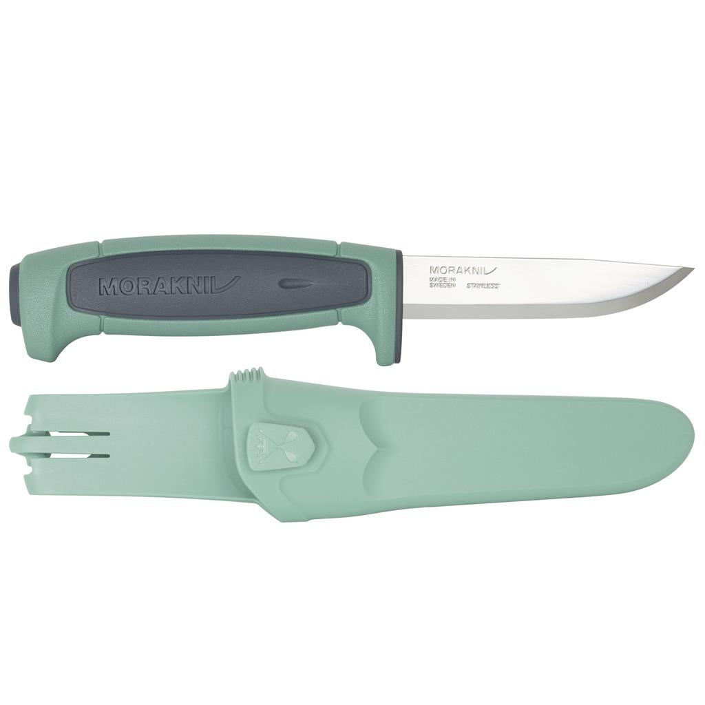 Morakniv Basic 546 Stainless Steel Knife - Teal/Grey - Trusted Gear Company LLC